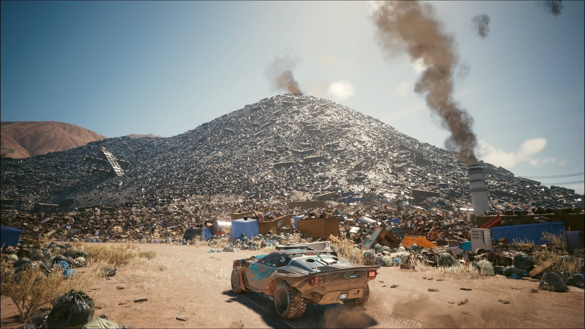 Cyberpunk 2077 Update 2.0 - Huge Garbage Dump outside the City Cyberpunk 2077 Update 2.0 - Huge Garbage Dump outside the City