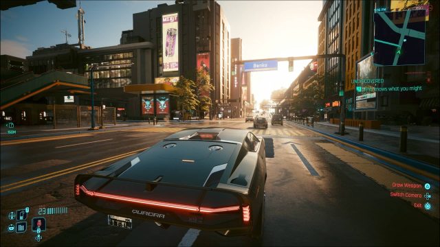 Cyberpunk 2077 Update 2.0 - Quadra Sport Car in the Streets Cyberpunk 2077 Update 2.0 - Quadra Sport Car in the Streets