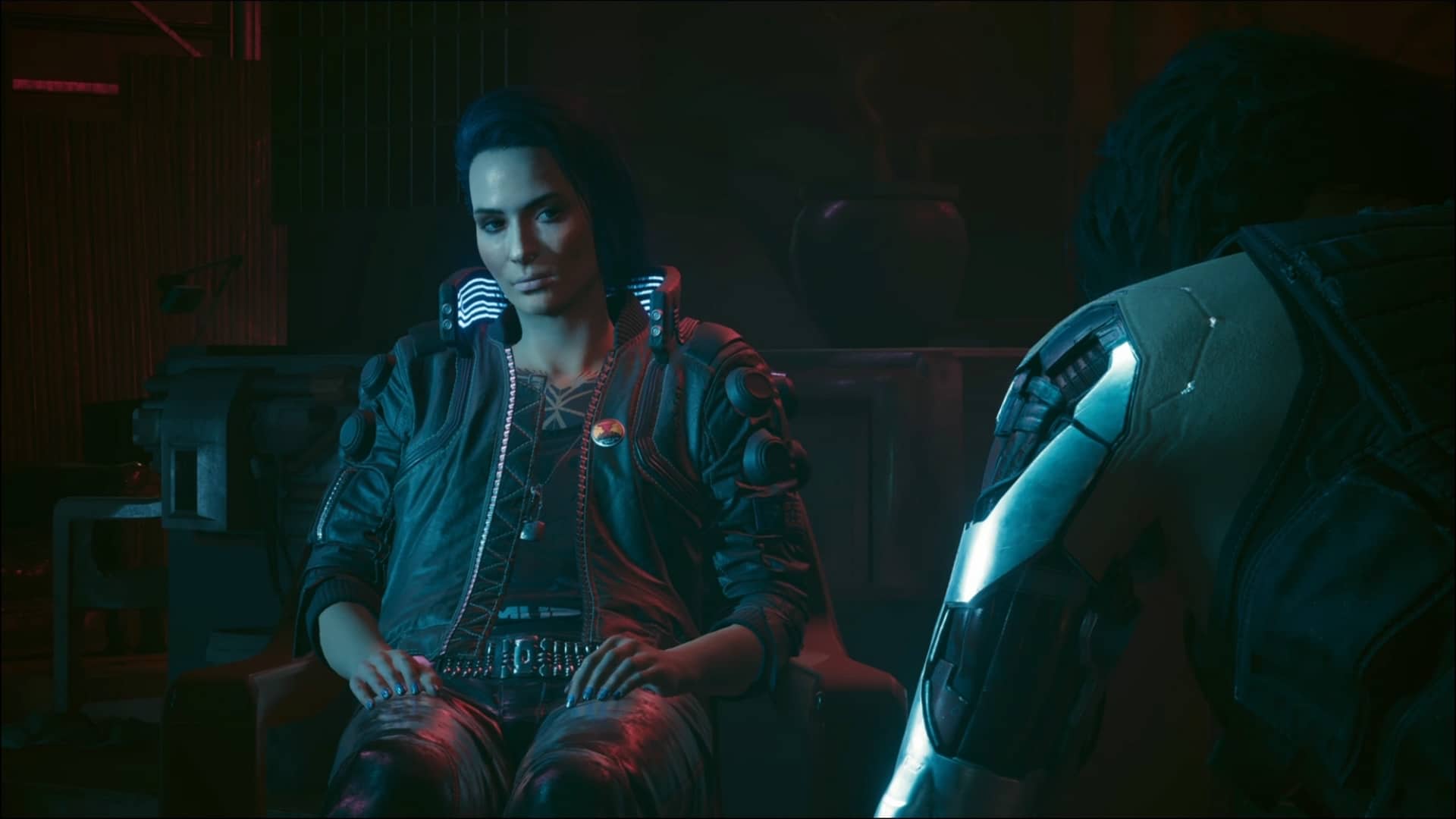 Cyberpunk 2077 Update 2.0 - V On the Roof with Johnny