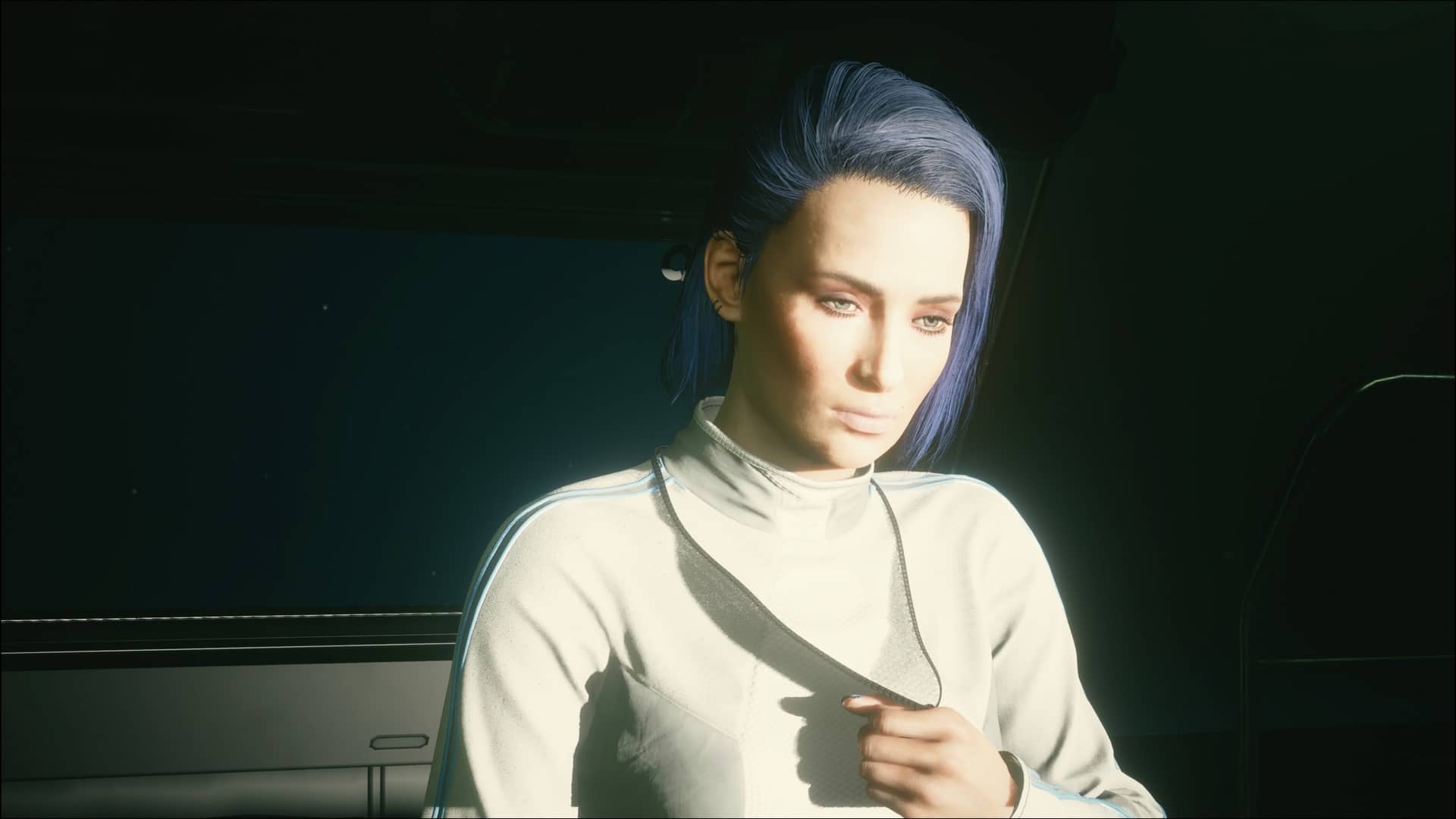 Cyberpunk 2077 Update 2.0 - V with Bullet Necklace Cyberpunk 2077 Update 2.0 - V with Bullet Necklace