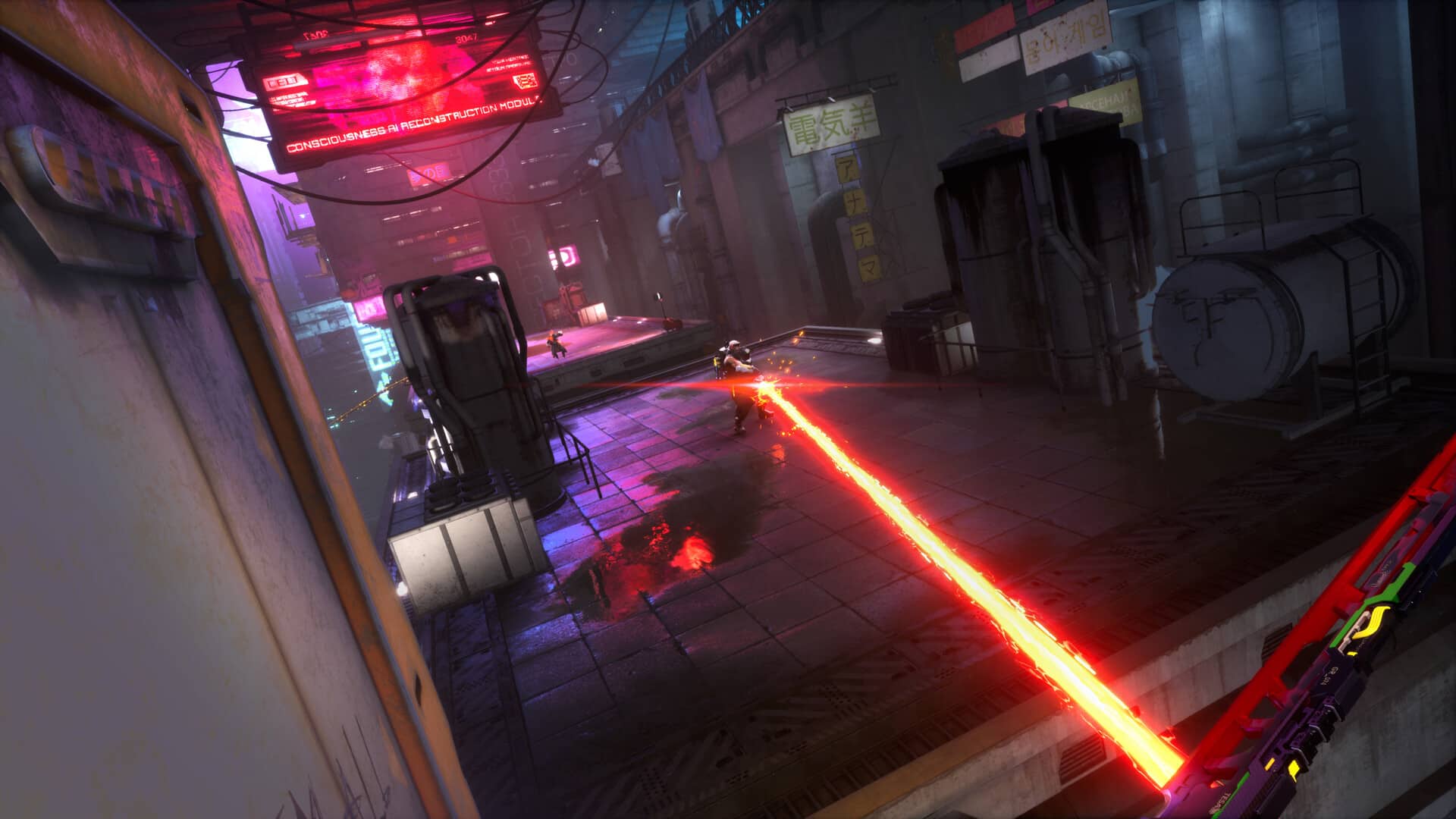 Ghost Runner Laser kill