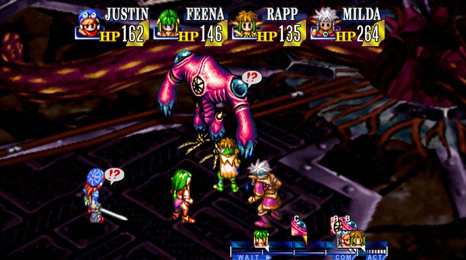Grandia Gameplay