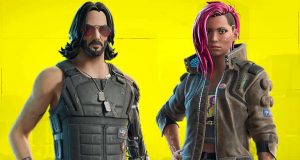 Cyberpunk 2077’s Johnny Silverhand and V Join the Fortnite Fray Johnny Silverhand and V in Fortnite - Feature Picture