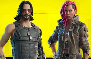 Cyberpunk 2077’s Johnny Silverhand and V Join the Fortnite Fray Johnny Silverhand and V in Fortnite - Feature Picture