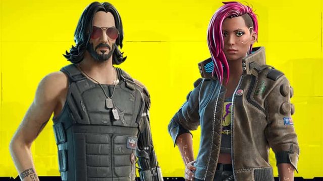 Johnny Silverhand and V in Fortnite - Feature Picture Johnny Silverhand and V in Fortnite - Feature Picture