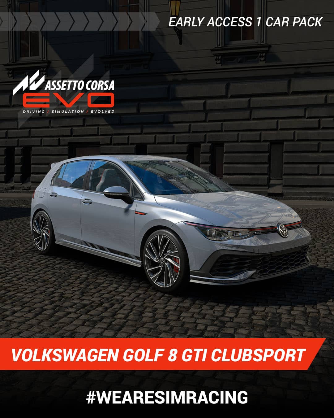 Asseto Corsa Evo Volkswagen Golf 8 GTI Clubsport