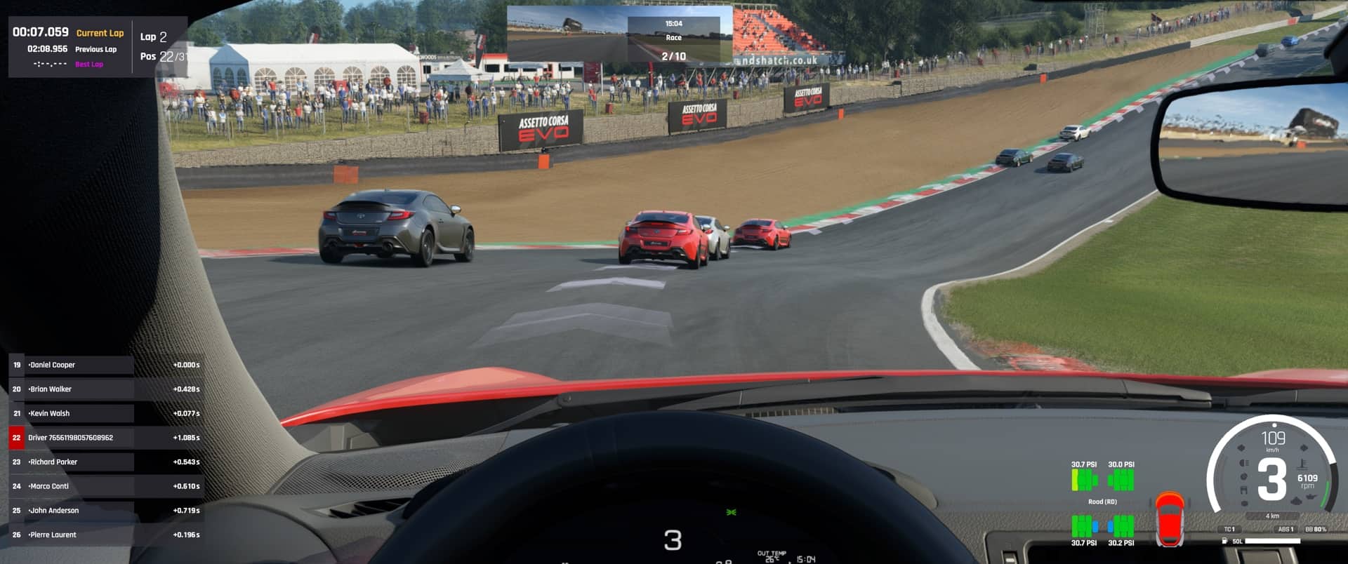 Assetto Corsa EVO Early Access - Brands Hatch first curve