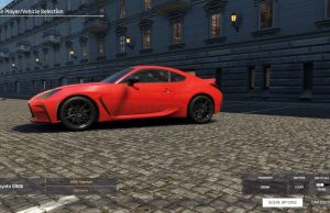 Assetto Corsa EVO First Impressions: A Promising Start for Kunos Simulazioni’s Next-Generation Racing Sim Assetto Corsa EVO Early Access - Toyota GR86 showing of outside on the square