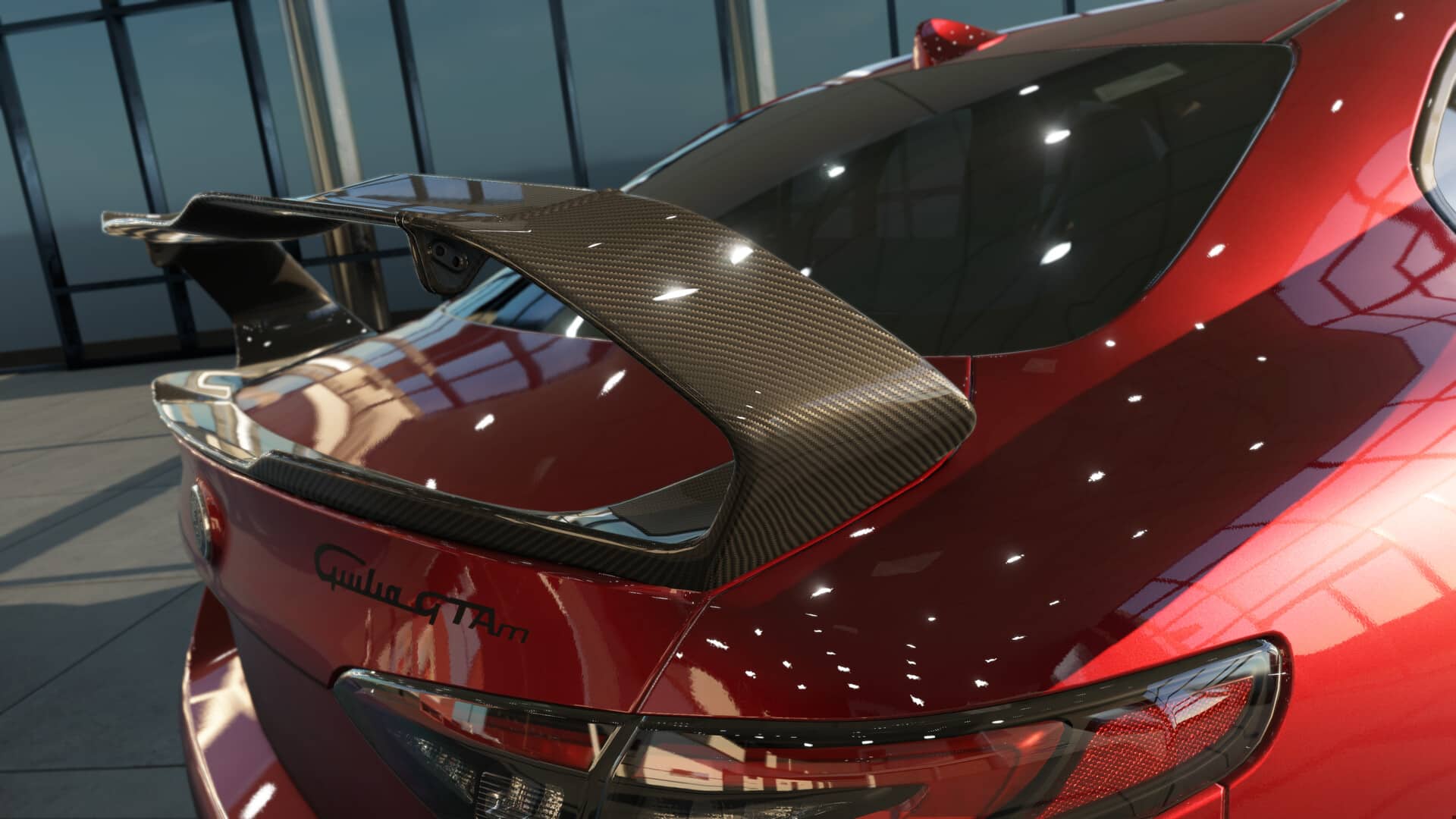 Assetto Corsa Evo Alfa Romeo Giulia GTAm from back