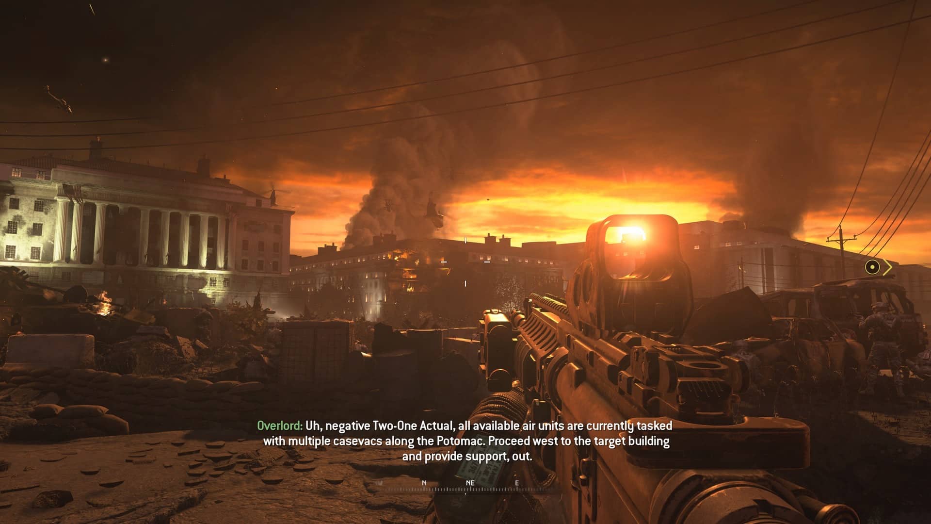 Call of Duty: Modern Warfare 2 Campaign Remastered - Washington D.C. in Flames COD MW2