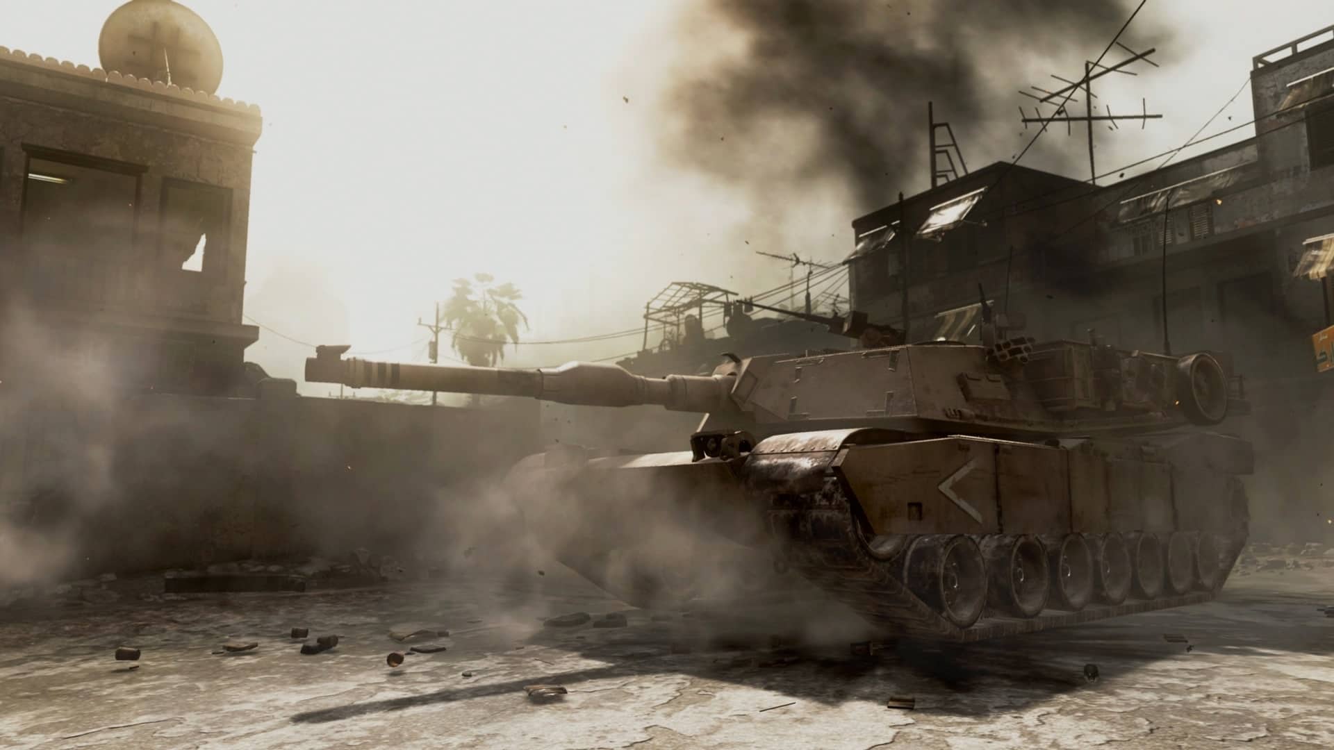 Call of Duty: Modern Warfare Remastered - American Abrams Tank Feature Picture - Call of Duty 4 Modern Warfare Remastered 2016 PlayStation 4 PS5 Retro Review
