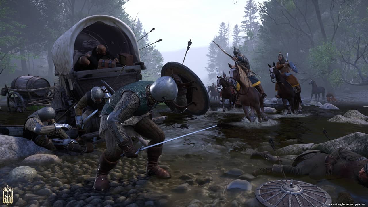 Kindgom Come: Deliverance Fighting mounted archer