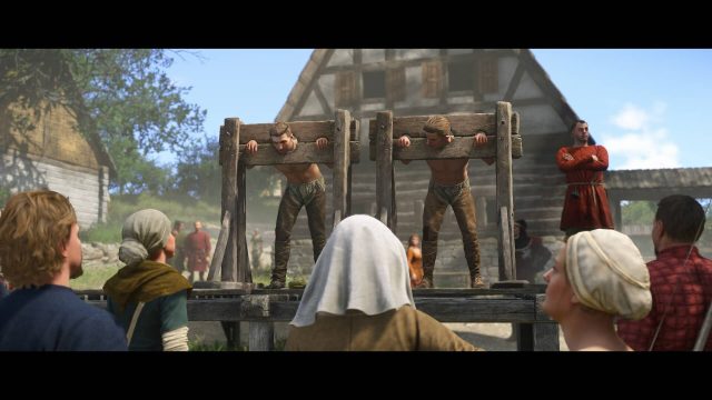 Kingdom Come Deliverance 2 Medieval punishment infront of the peasant public Kingdom Come Deliverance 2 Medieval punishment infront of the peasant public