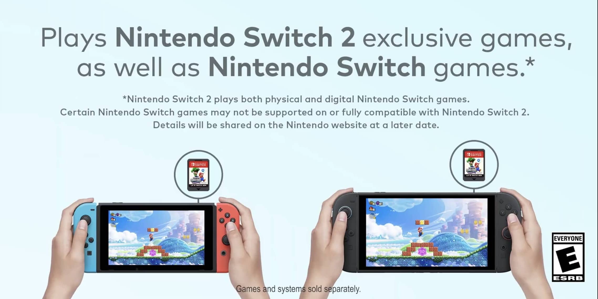 Nintendo Switch 2 Should be fully compatible with digital and physical games of Switch 1