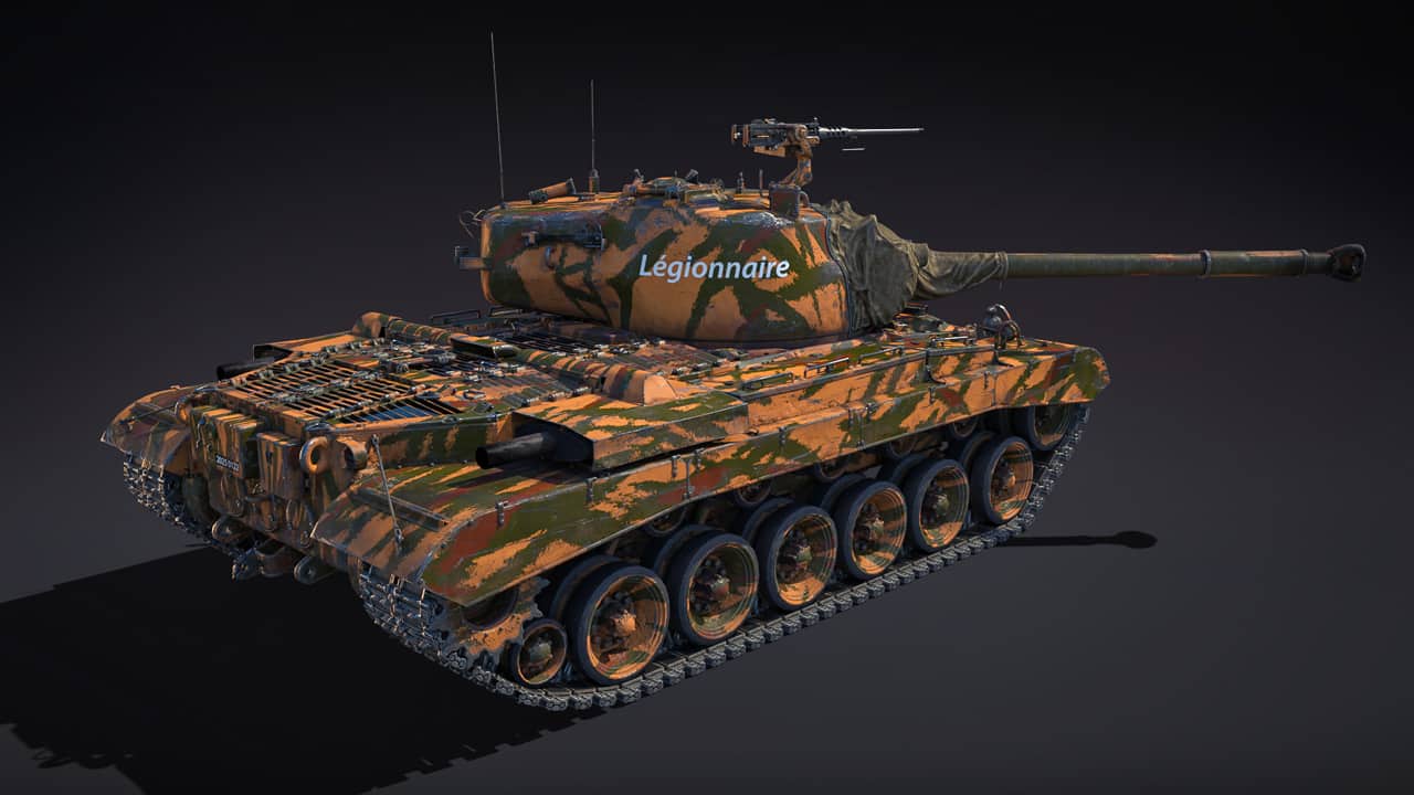 War Thunder M46 Patton Picture from back