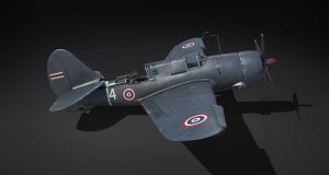 War Thunder: Helldiver SB2C-5 War Thunder SB2C-5 - Side view