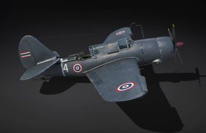 War Thunder: Helldiver SB2C-5 War Thunder SB2C-5 - Side view