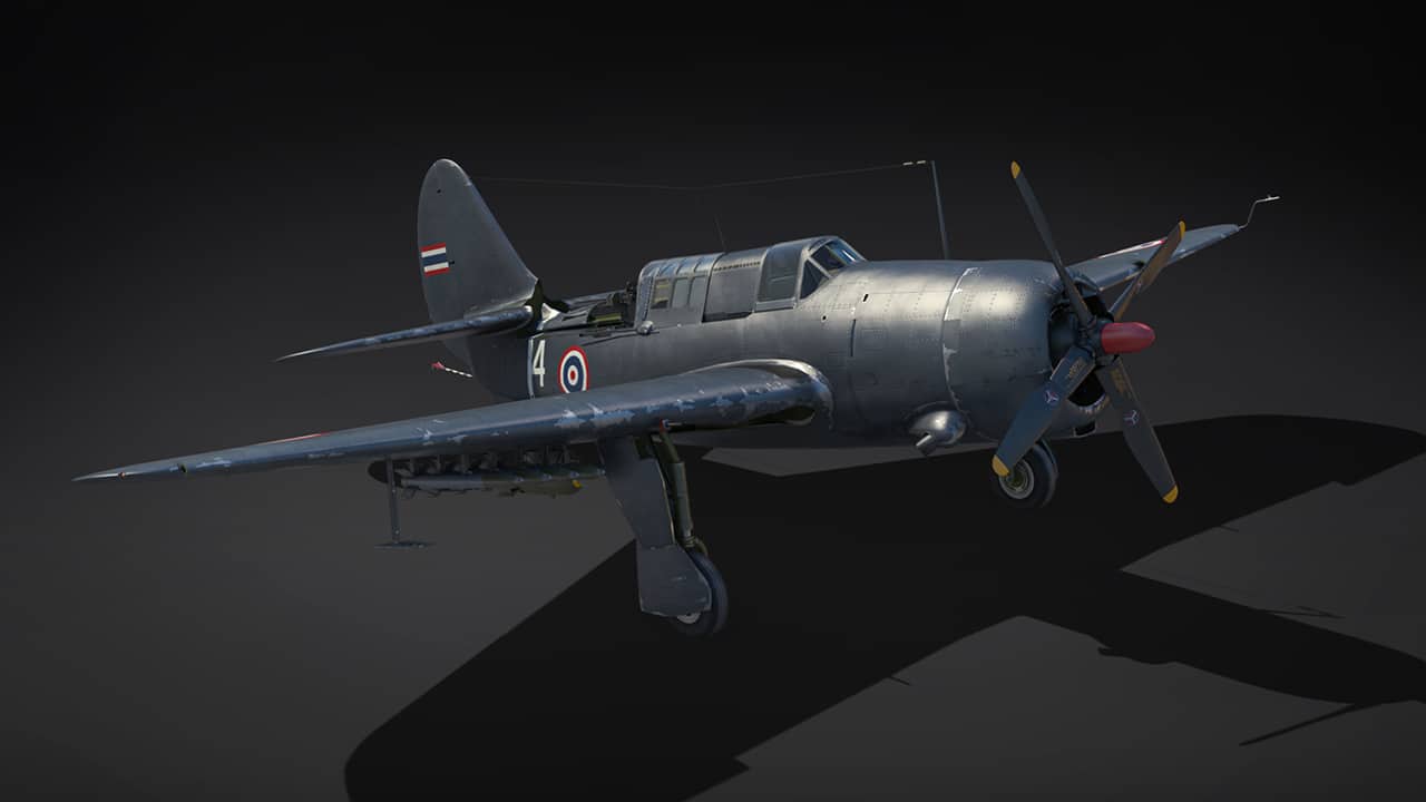 War Thunder SB2C-5 - Front view