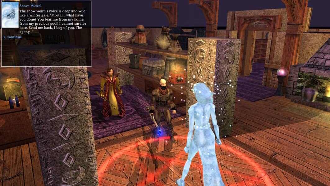 Doom of Icewind Dale Neverwinter Nights Snow Weird