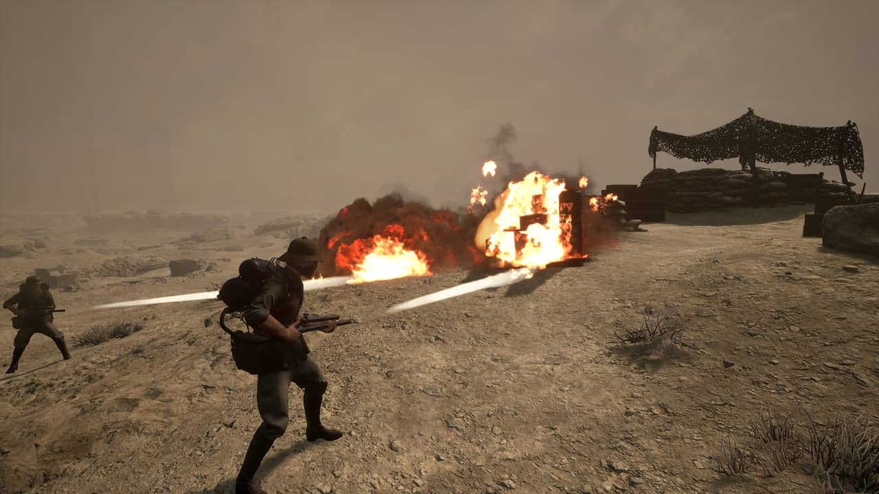 Hell Let Loose Tobruk - Flamethrower