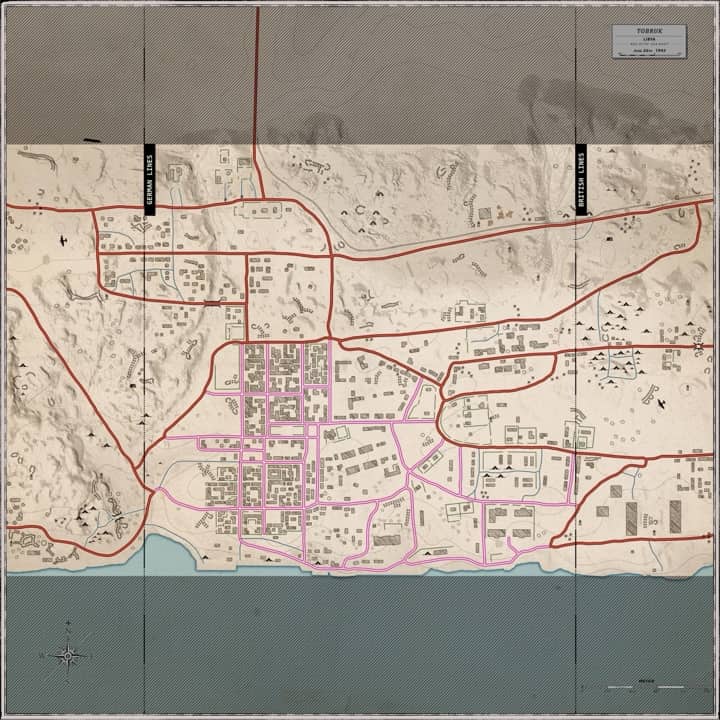 Hell Let Loose Tobruk - Map