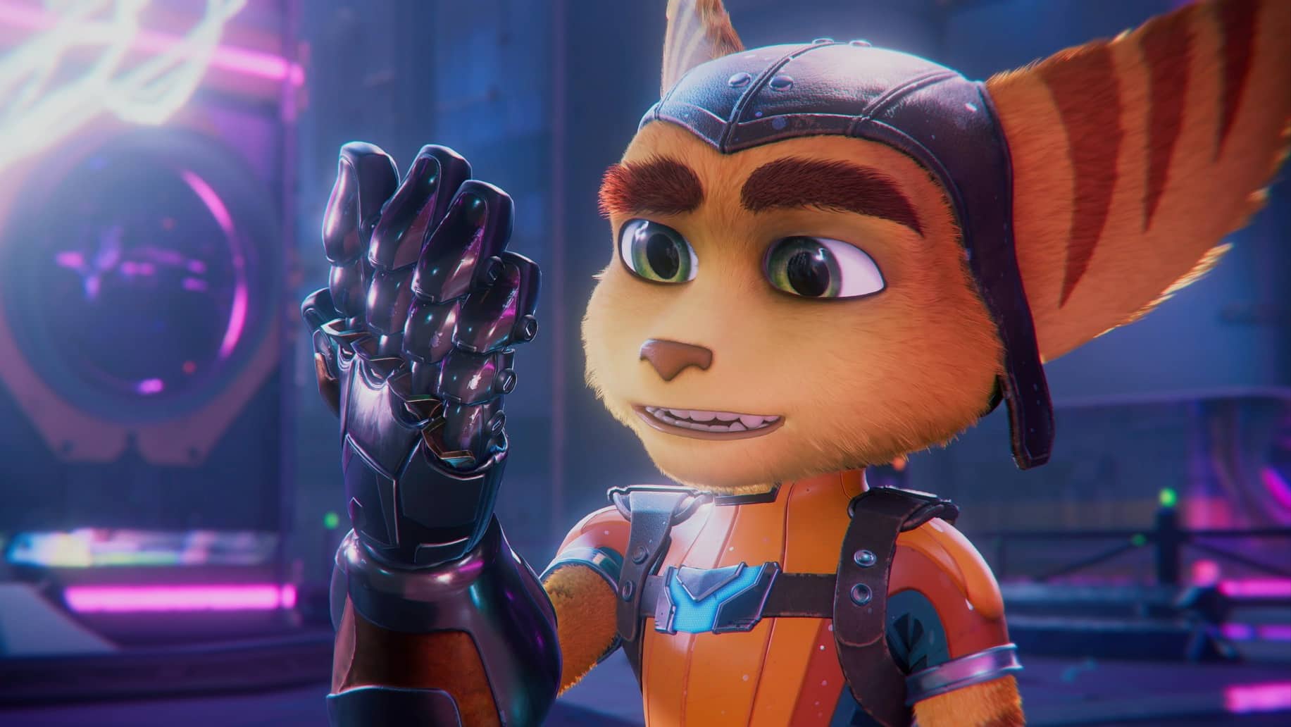 Ratchet & Clank: Rift Apart - Ratchet With a Robotic Glove