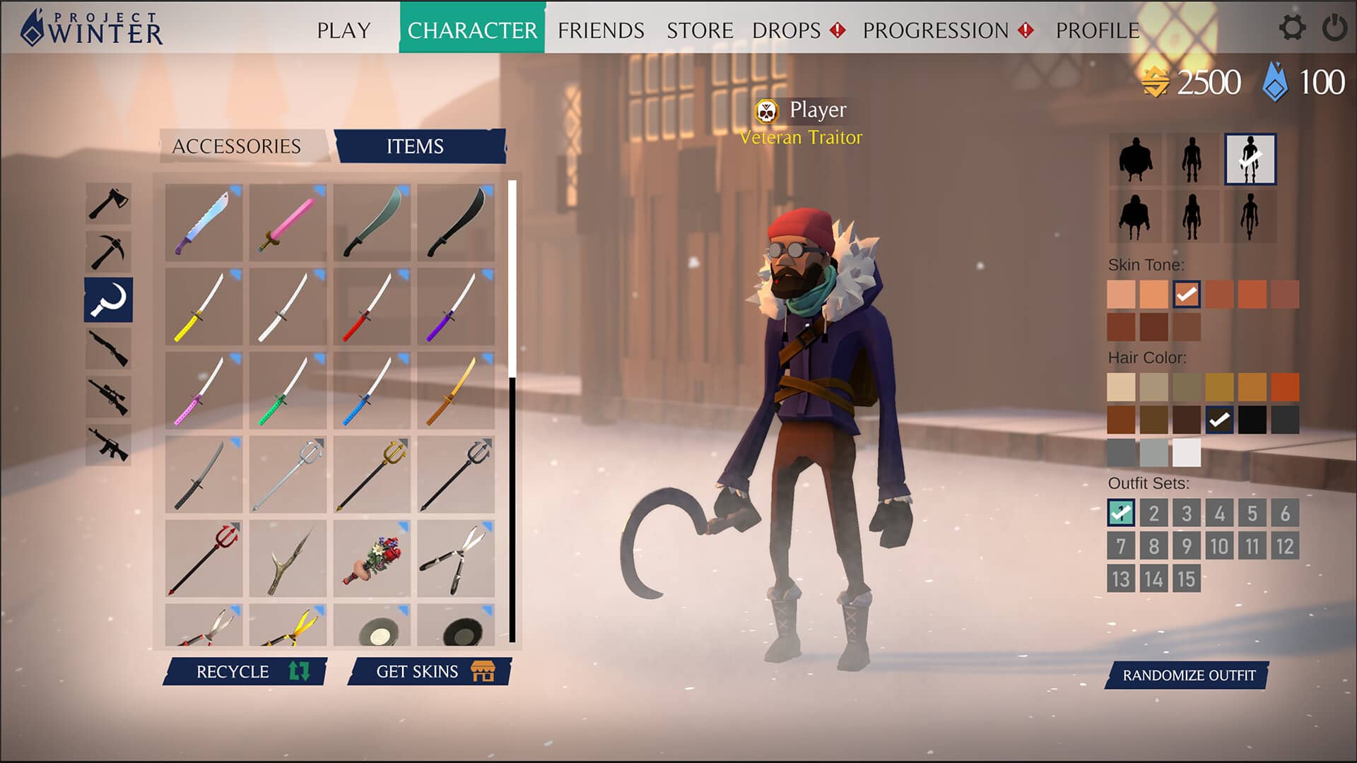 Project Winter Character building picture