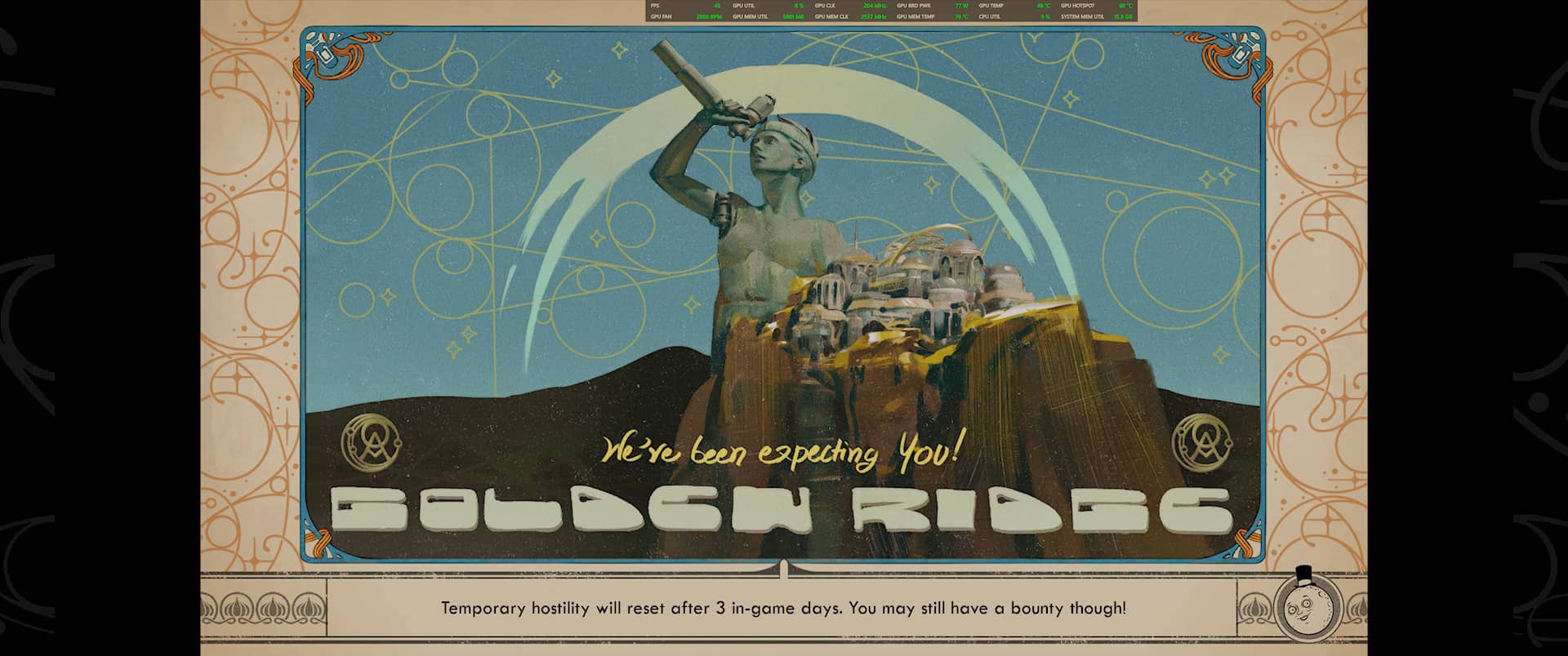 The Outer Worlds 2 - Loading screen this one about Golden Ridge you about to visit picture