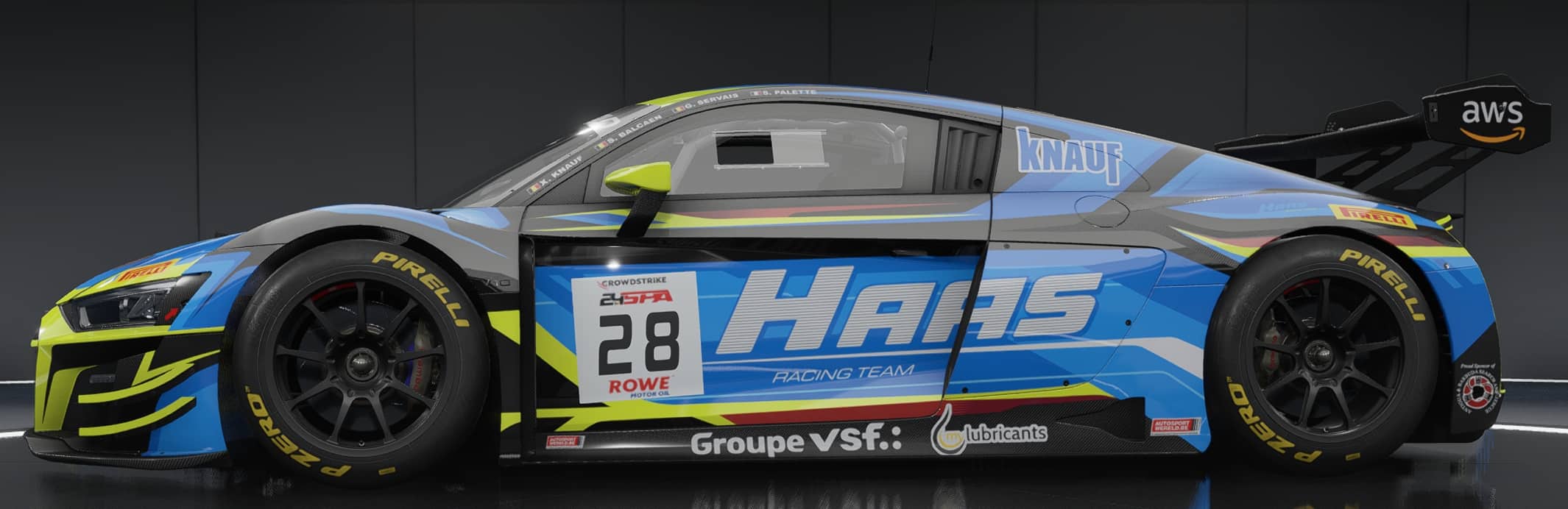 Assetto Corsa Competizione - New Liveries for Haas RT on Audi R8 LMS evo II picture