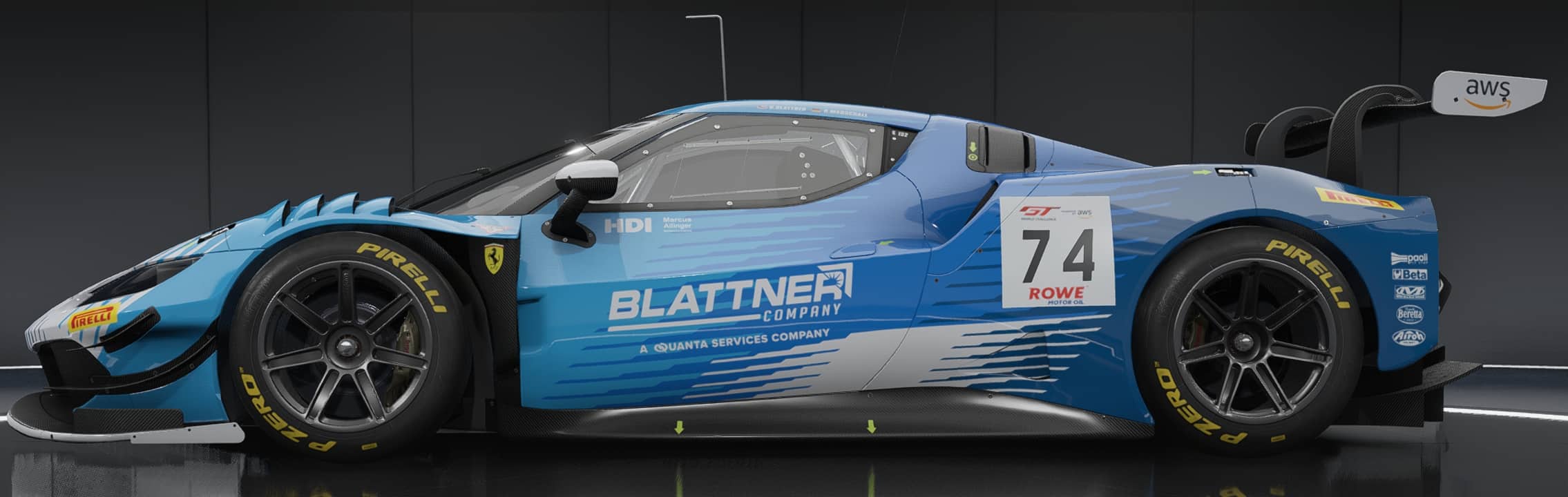 Assetto Corsa Competizione New liveries 2025 - Ferrari 296 GT3 Kessel Racing picture