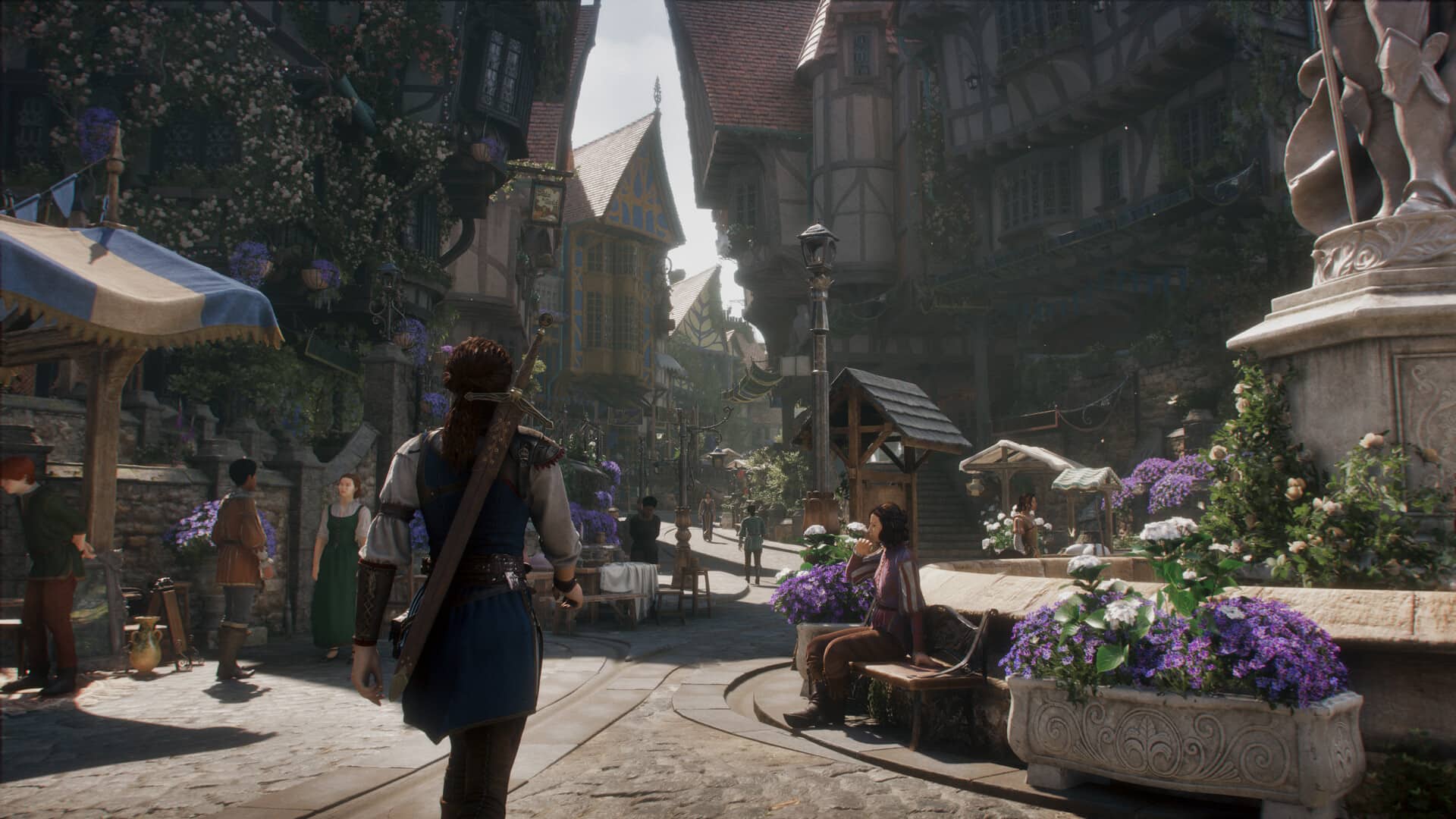 Fable 2026 expected game - Walking medieval downtown picture