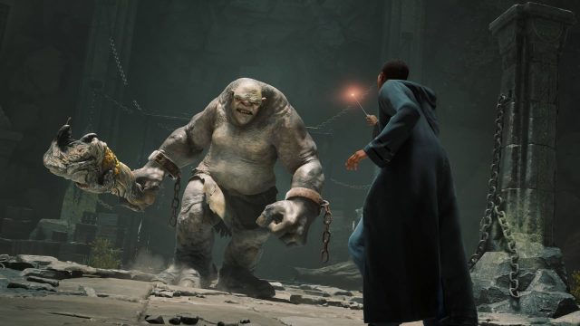 Hogwarth Legacy - Fighting troll Hogwarth Legacy - Fighting troll picture