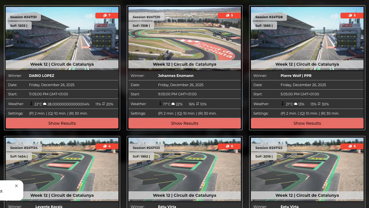 Low Fuel Motosport - Nobody much racing GT4 due to DLC restriction picture