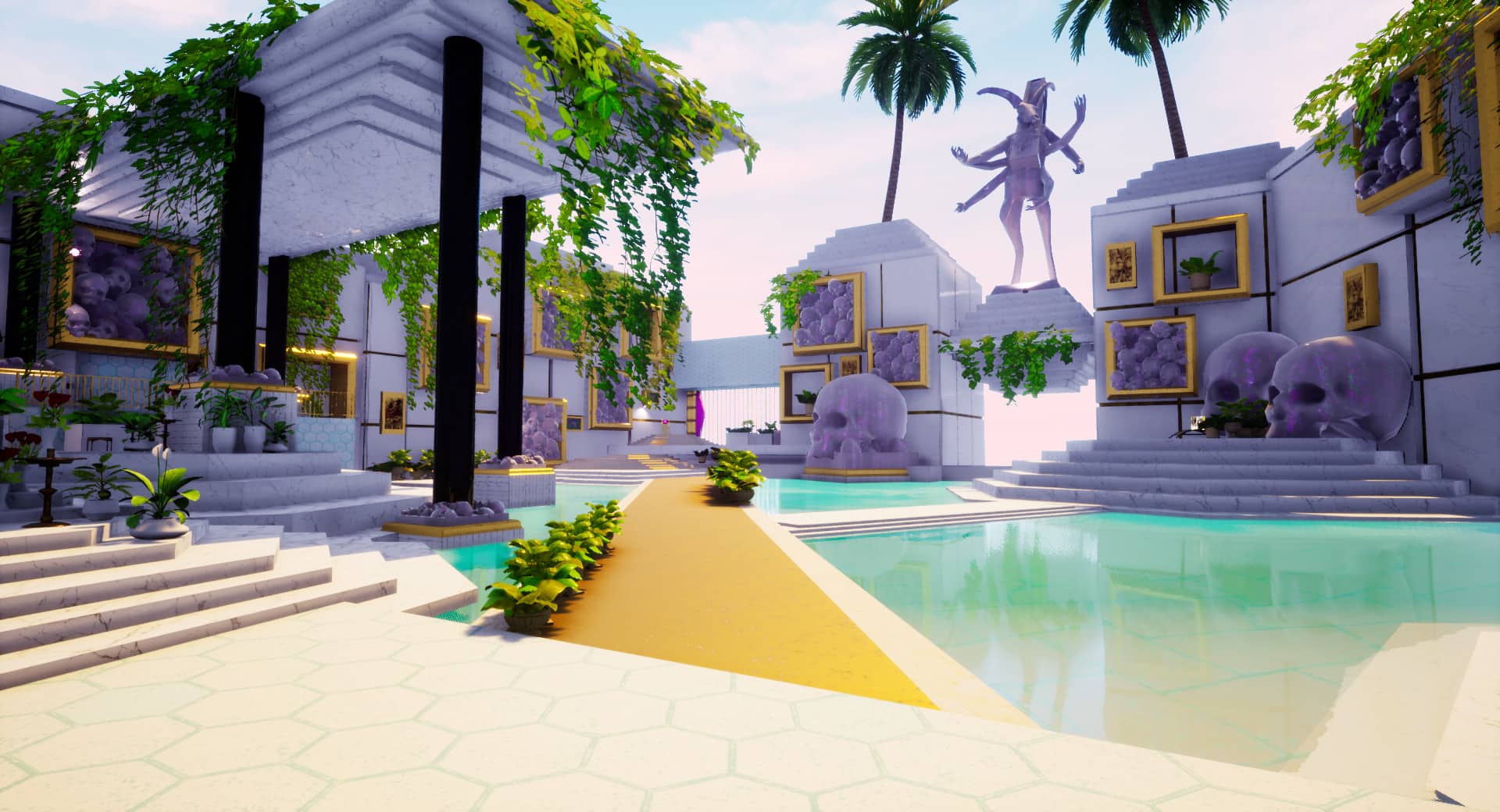 Paradise Killer -Colorful environment picture