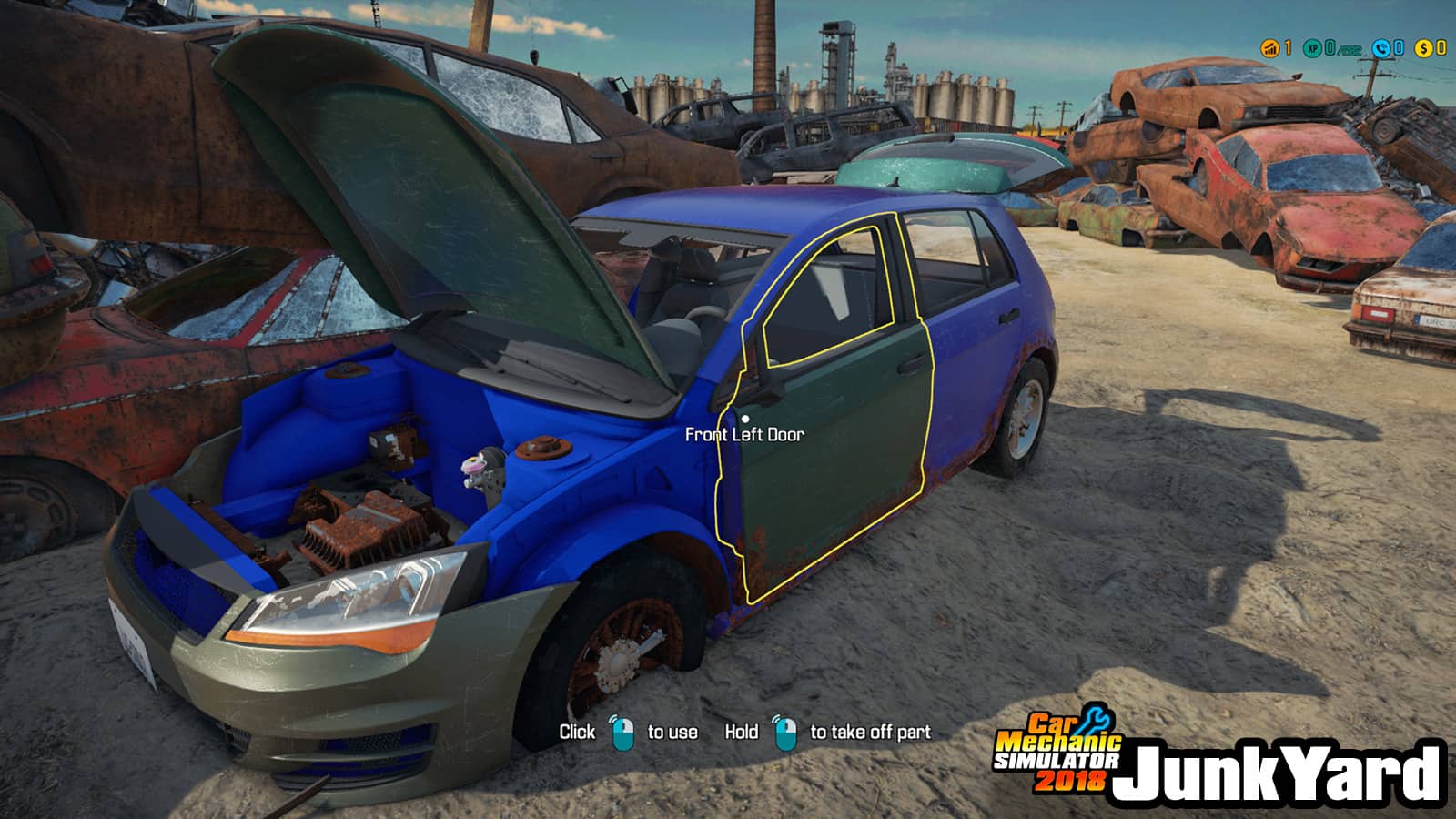 Car Mechanic Simulator 2018 Changing front left door picture