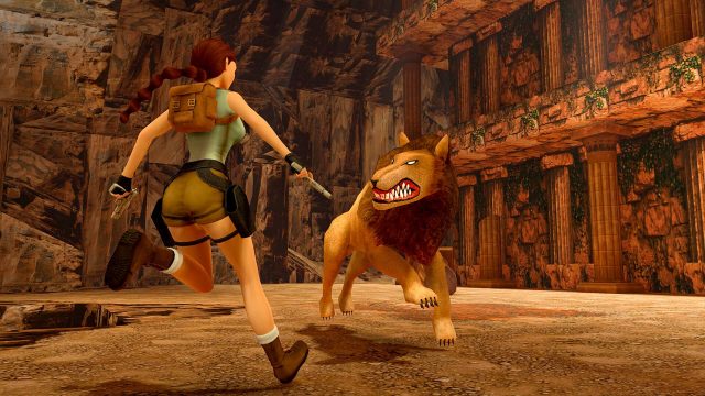 Tomb Raider I-III Remastered Starring Lara Croft fighting lion Tomb Raider I-III Remastered Starring Lara Croft fighting lion picture